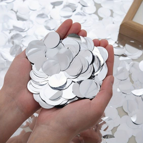 Confetes Para Balões De 1,5cm Pacote Com 50g - Cores