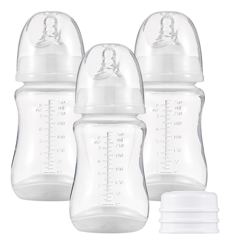 Biberones De Leche, Botellas De Silicona Baby Essentials, 24