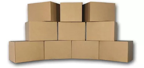  UBOXES cajas de mudanza, medianas, 18 x 14 x 12 pulgadas,  paquete de 10, caja de mudanza profesional : Uboxes: Productos de Oficina