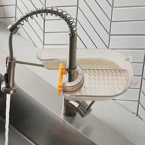 Para El Soporte De La Esponja Del Grifo Gira 360 Grados