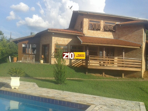 Ch01626 - Colinas Do Mosteiro De Itaici - Belíssima Chácara - At 2.650m² - Ac 180m², C/hall De Entrada, 03 Dormitórios Sendo 01 Suíte - Indaiatuba/sp - Ch01626 - 4396236