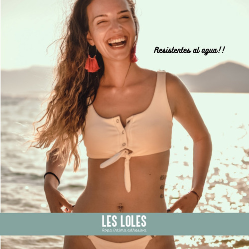 Imagen 5 de 10 de Les Loles Cinta Corpiño Adhesivo Hipoalergenica Rollo 5 Mts