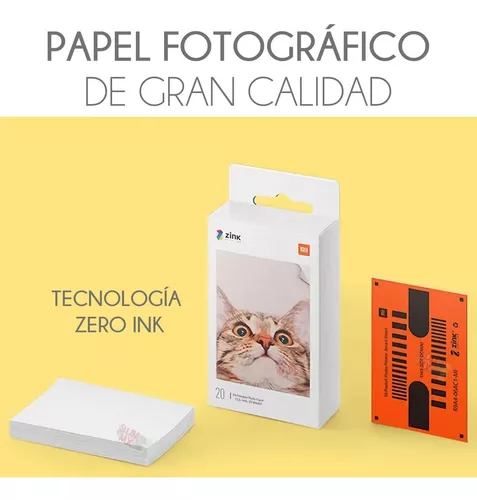 Papel Impresora Xiaomi Portable Photo Printer X20 Hojas