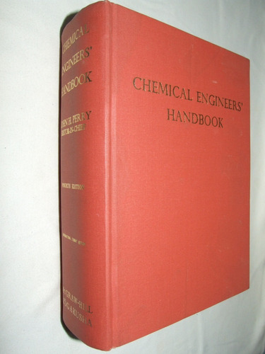 Manual Del Ingeniero Químico. Perry. Libro Versión Completa