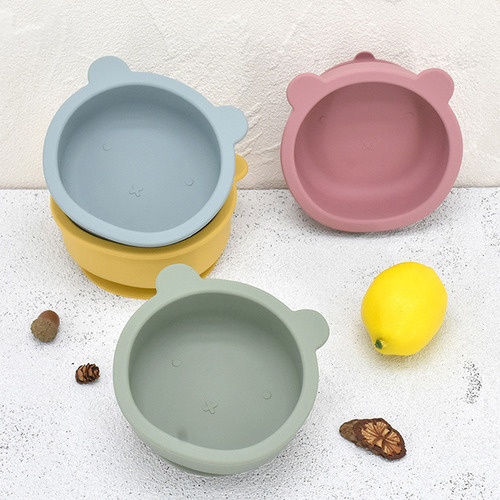 Cuenco Con Ventosa De Silicona Para Bebés Y Niños Pequeños