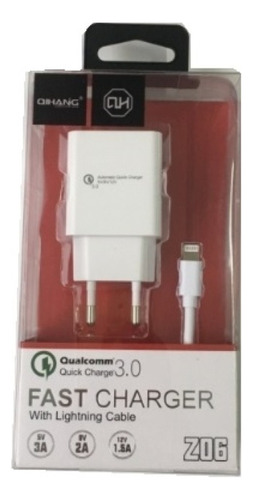 Cargador Celular Usb Lightning Carga Rápida Z06 Factura