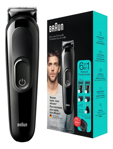 Braun Kit Aparador Elétrico Barba E Cabelo 6 In 1 Sem Fio