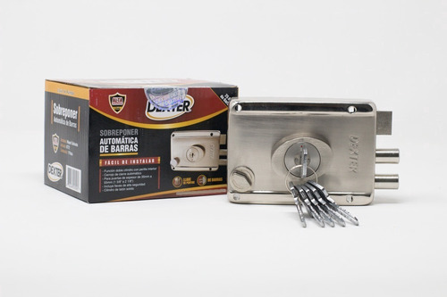 Cerradura De Sobreponer Automática Barras Dexter 6772