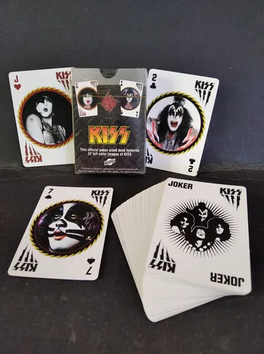 Kiss, Set De Cartas De Poker.