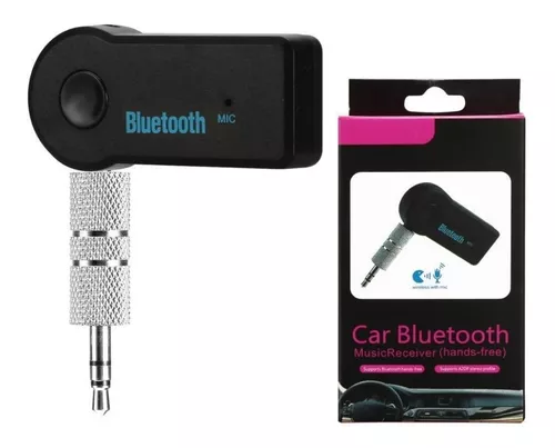 Adaptador Bluetooth Audio Auxiliar Bateria Recargable 3.5mm