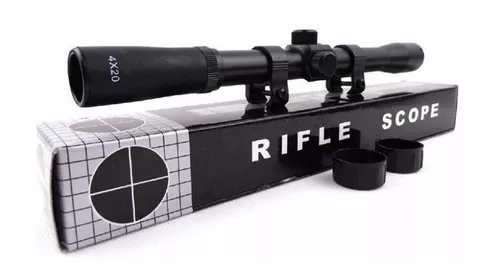 Rifle Aire Comprimido Potenciado 5.5+ Mira 4x20 + 500 Baline