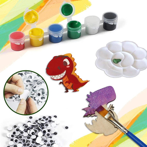 Nobie Vivos 26 Pcs Craft Kit Y Arte Para Niños, Pintura En M