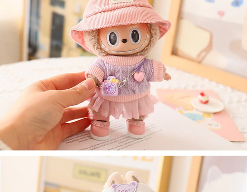 Iy 5pcs Clothes For Labubu Dolls Accessories Set/
