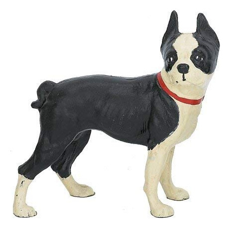 Tope Puerta Grande Hierro Fundido Boston Terrier Para 2