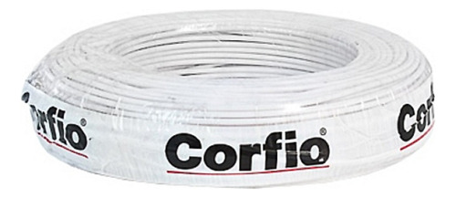 Cabo Flexível Hepr 90°c 2,5mm/1kv Corfio Branco 100 Metros