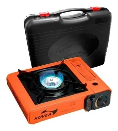 Calentador De Camping A Gas Conometal Anafe Portatil Camping Portátil  Color Naranja Incluye Maletín