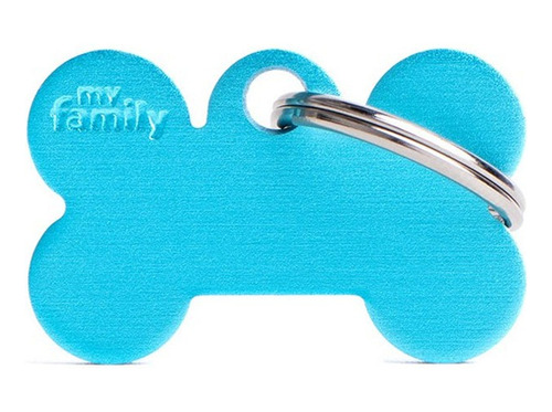 My Family Small Bone Aluminum Light Blue