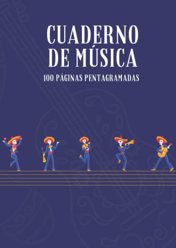 Cuaderno De Musica: 100 Hojas Pentagramadas Sra Laura Moral