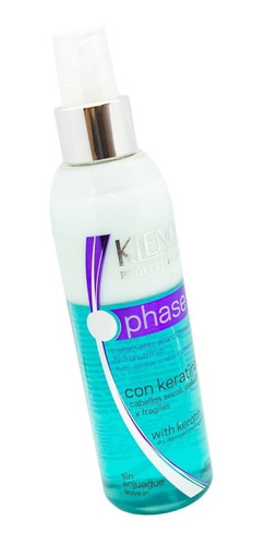 Kleno 2 Phase Tratamiento Acondicionador Keratina Pelo 3c