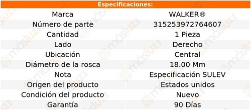 Sensor O2 Ox Der Central Range Rover 5.0l 8 Cil 15/16