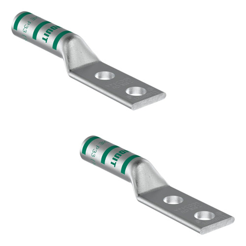 2 Conectores Panduit De Compresión 1/4 Cable 2awg Lcc2-14a-q