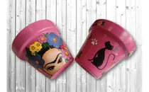 Comprar Macetas De Terracota Pintadas A Mano-¡diseños Exclusivos!