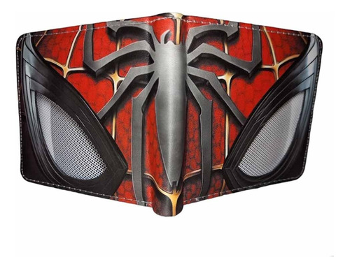 Billetera Spiderman Mascaraojos Y Logo