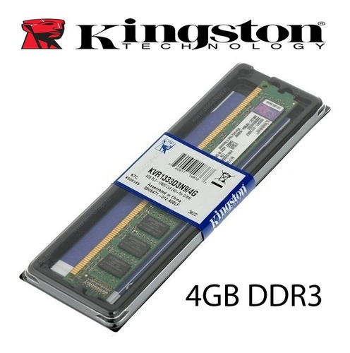 Memoria Kingston 4gb Ddr3 1333 Mhz Pc3-10600 Oferta Nuevas!!