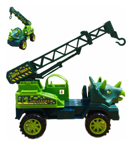 Camión Dinosaurio Construcción Carro De Fricción Juguete