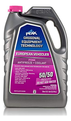 Oet Extended Life Pink 50/50 Prediluted Antifreeze/cool...