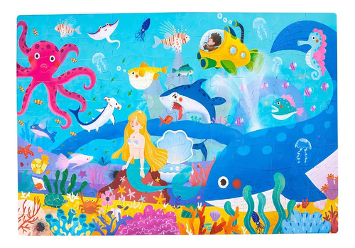 Rompecabezas Puzzles Animal Océano Espacio Juego Didáctico