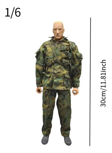 Figura De Acción Masculina A Escala 1/6 De 30 Cm, Americano