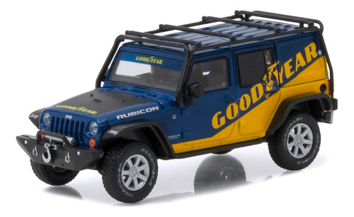 Jeep Wrangler Rubicon 2016 Goodyear Greenlight Escala 1/43 Color Azul