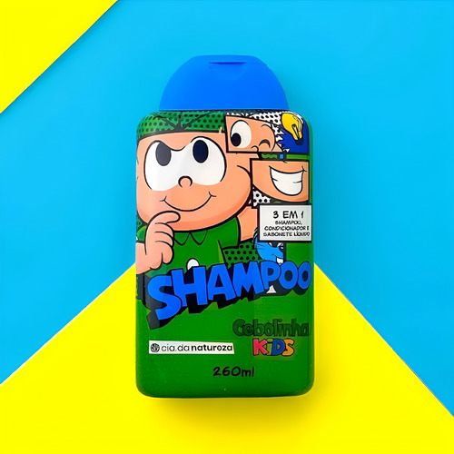 Shampoo 3 Em 1 Cebolinha 260ml.