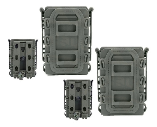 Porta Cargadores Tácticos M4 Airsoft - Set De 2 - Envío Gr