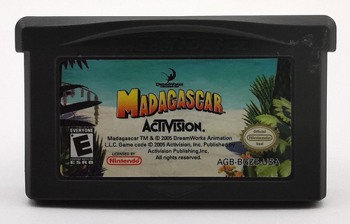Madagascar Gba Nintendo * R G Gallery