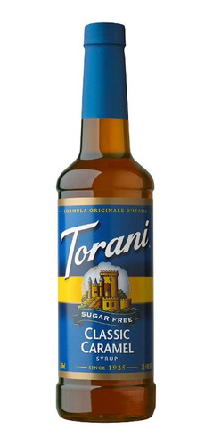 Jarabe Torani Sin Azucar Caramelo 750ml Classic Caramel