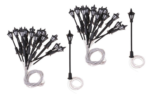 Paquete De 40 Mini De Farola Modelos Farola 3v Para Modelar