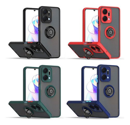 Case Funda Hardness Ring Para Honor X7a / Antishock