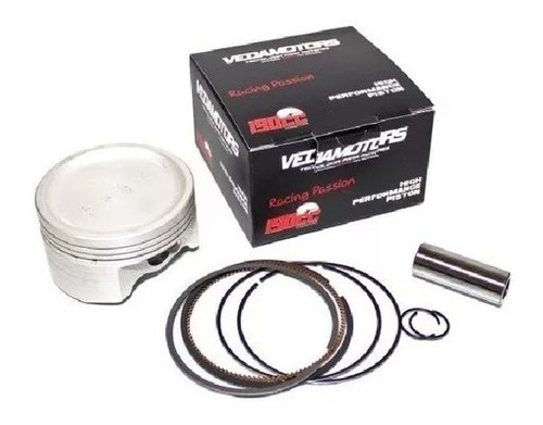 Kit Piston Yamaha Ybr 150 57.3mm 1mm Vedamotors Brasil Arguz