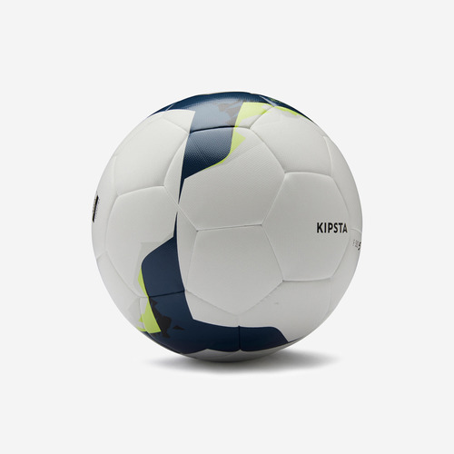 Balón Fútbol Fifa Basic F500 Talla 5 Blanco Amarillo Kipsta