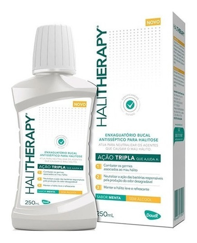 Halitherapy Enxaguante Bucal Antisséptico P/ Halitose 250ml