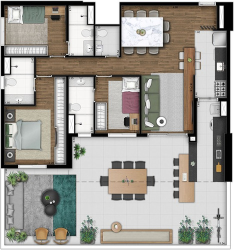 Imagem 29 de 30 de Apartamento À Venda No Bairro Tatuapé - São Paulo/sp - O-2797-8810