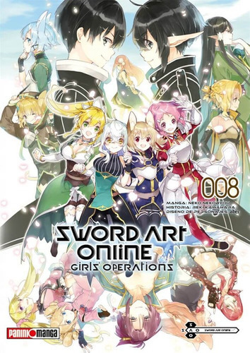Sword Art Online Girls Operation, De Reki Kawahara., Vol. 8. Editorial Panini, Tapa Blanda, Edición 1 En Español, 2022