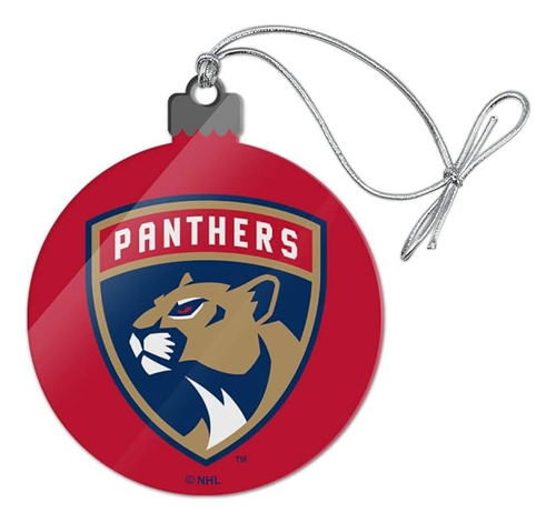 Nhl Florida Panthers Logo Acrilico Arbol De Navidad Adorno D