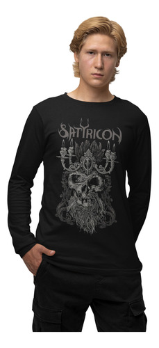 Camiseta Manga Larga Black Metal Satyricon C5