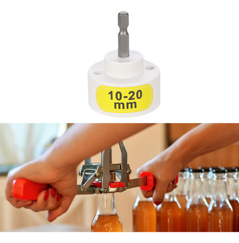 Máquina Tapadora De Botellas Eléctrica, De 10 A 20 Mm