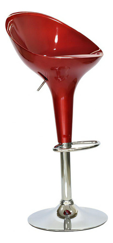 Silla Alta De Bar Paris - Ergoclass® Color Rojo