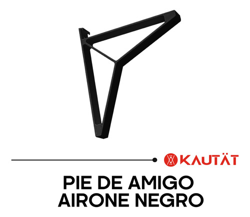 Pie De Amigo Airone Para Soporte De Repisas A Pared, Kautat