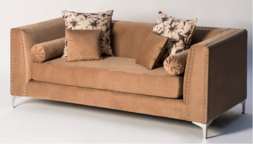 Imagen 1 de 5 de Sillón Sofá Camboriu Tapizado 3 Cuerpos - Color Living